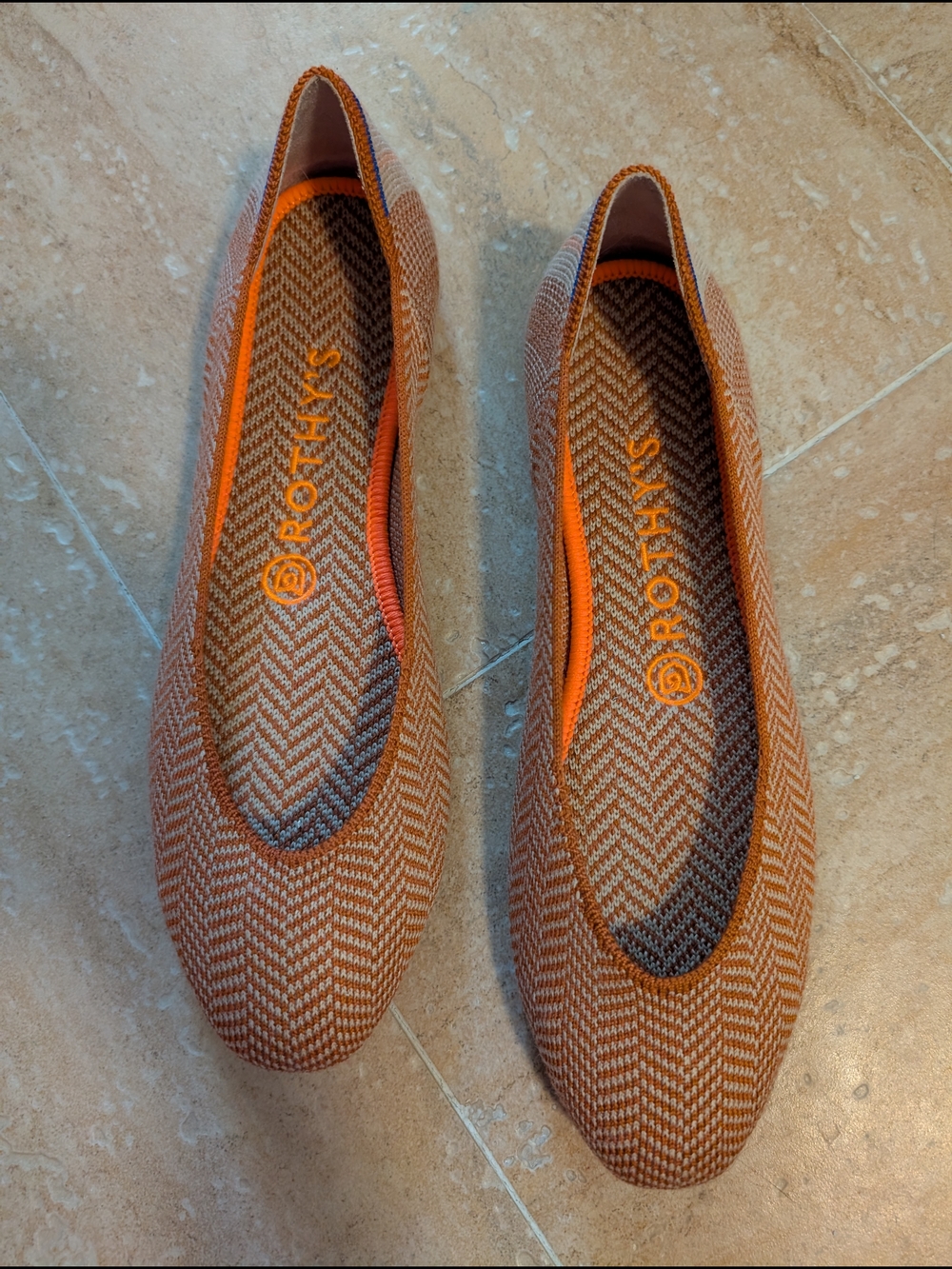 Rothy's Herringbone Ballet Flats